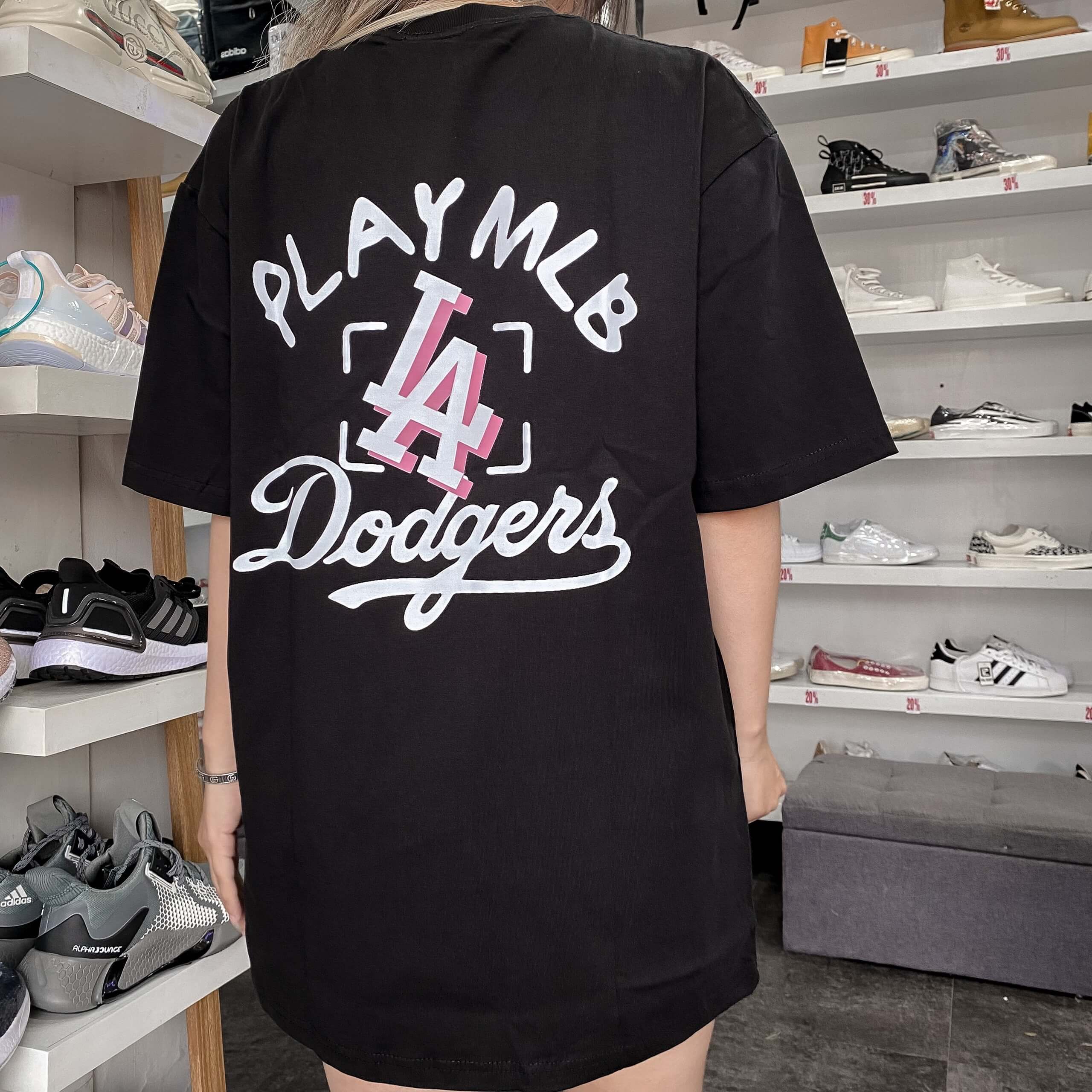 Áo thun MLB NY hồng xinh xỉu Cá tính dễ phối đồ kèm theo quần  Shopee  Việt Nam